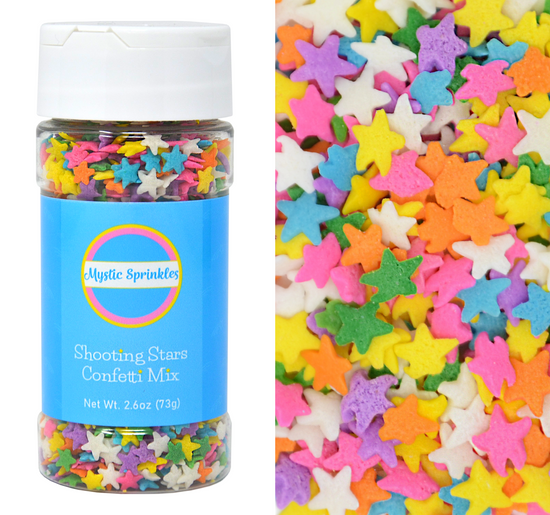 Shooting Stars Confetti Mix 2.6oz Bottle