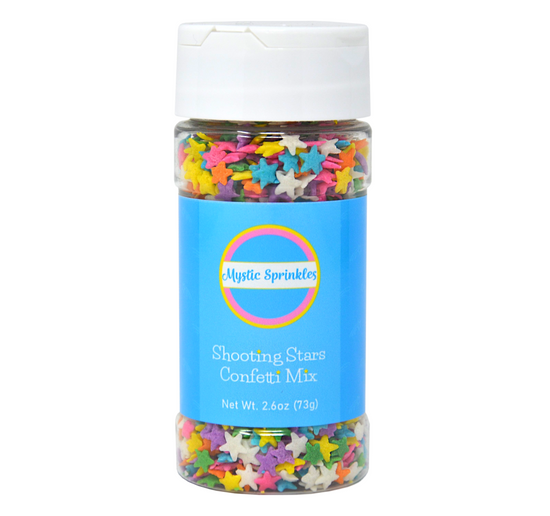 Shooting Stars Confetti Mix 2.6oz Bottle