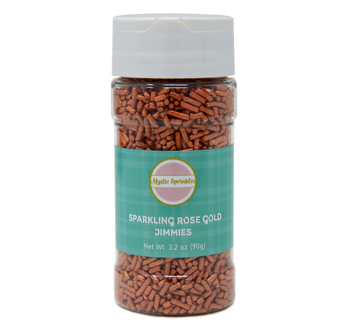 Sparkling Rose Gold Jimmies 3.2oz Bottle