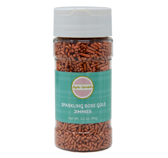 Sparkling Rose Gold Jimmies 3.2oz Bottle