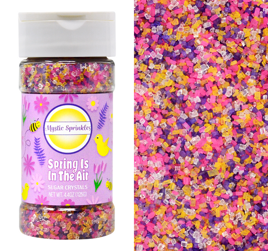 Spring Is In The Air Sugar Crystals 4.4oz Bottle
