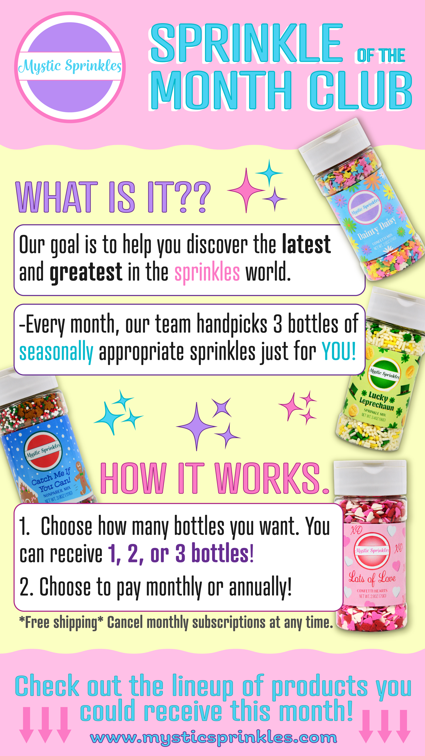 Sprinkle of the Month Club!
