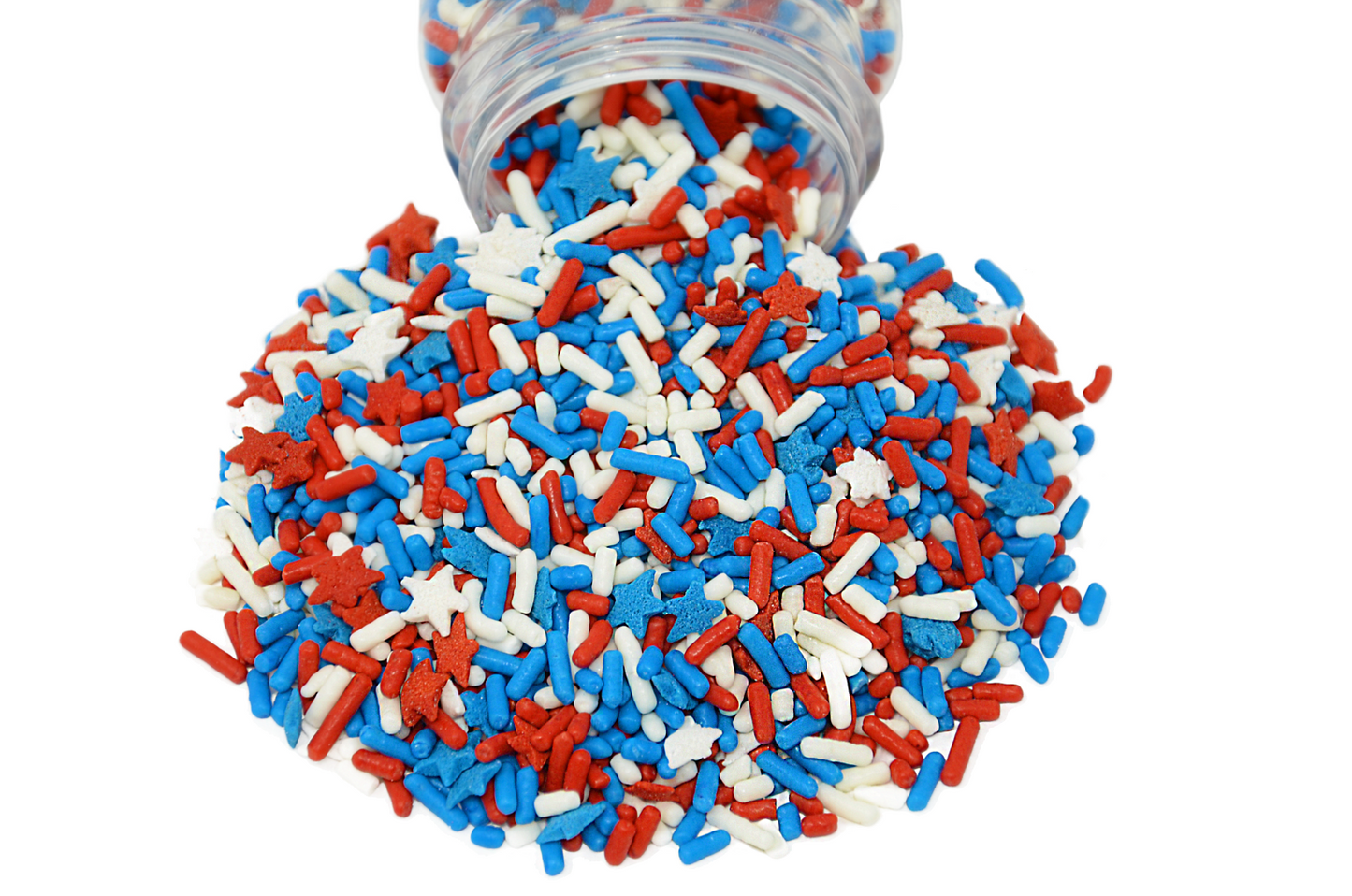 Stars & Stripes Confetti Mix 2.8oz Bottle
