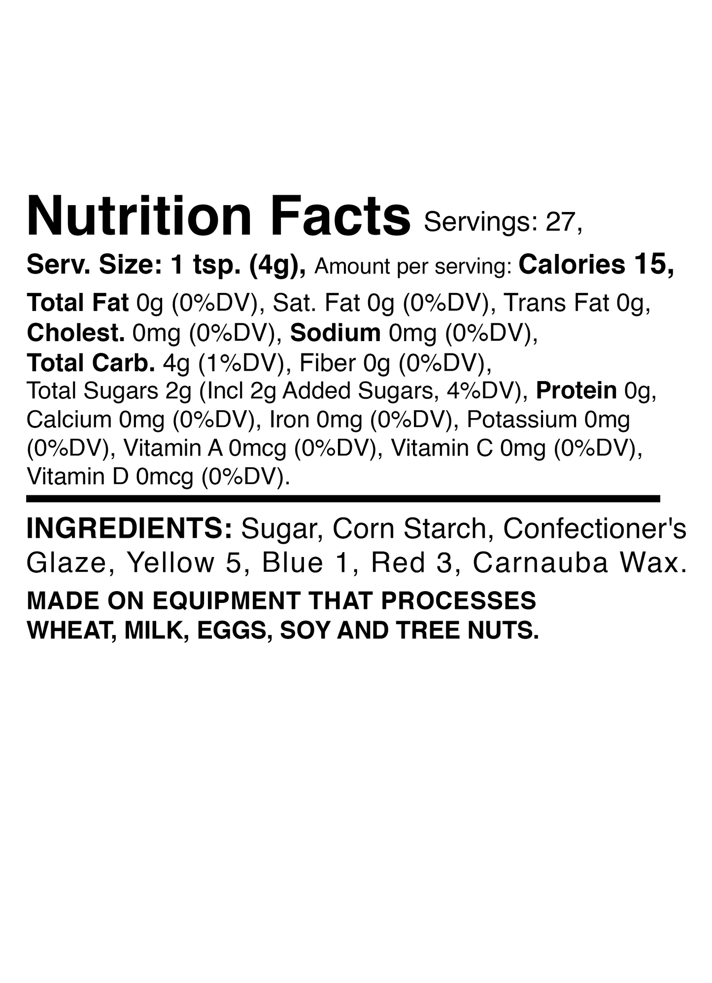 The Big Game: Blue & Orange Nonpareils Mix 3.8oz Bottle