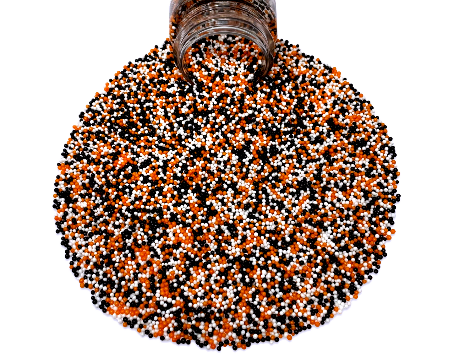 The Big Game: Black, Orange & White Nonpareil Mix 3.8oz