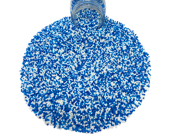 The Big Game: Blue & White Nonpareil Mix 3.8oz