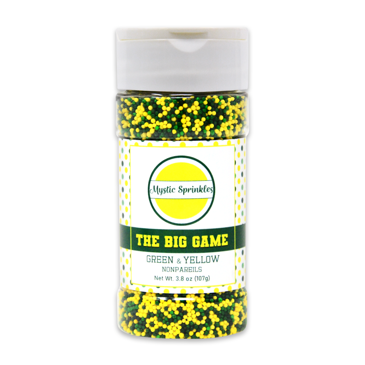 The Big Game: Green & Yellow Nonpareil Mix 3.8oz