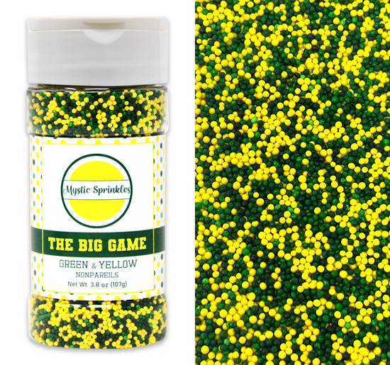 The Big Game: Green & Yellow Nonpareil Mix 3.8oz