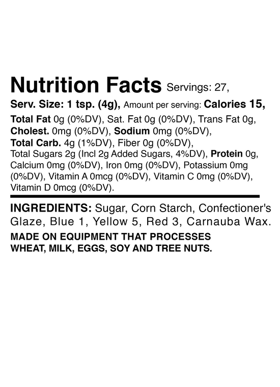 The Big Game: Purple & Yellow Nonpareil Mix 3.8oz
