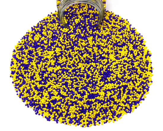 The Big Game: Purple & Yellow Nonpareil Mix 3.8oz