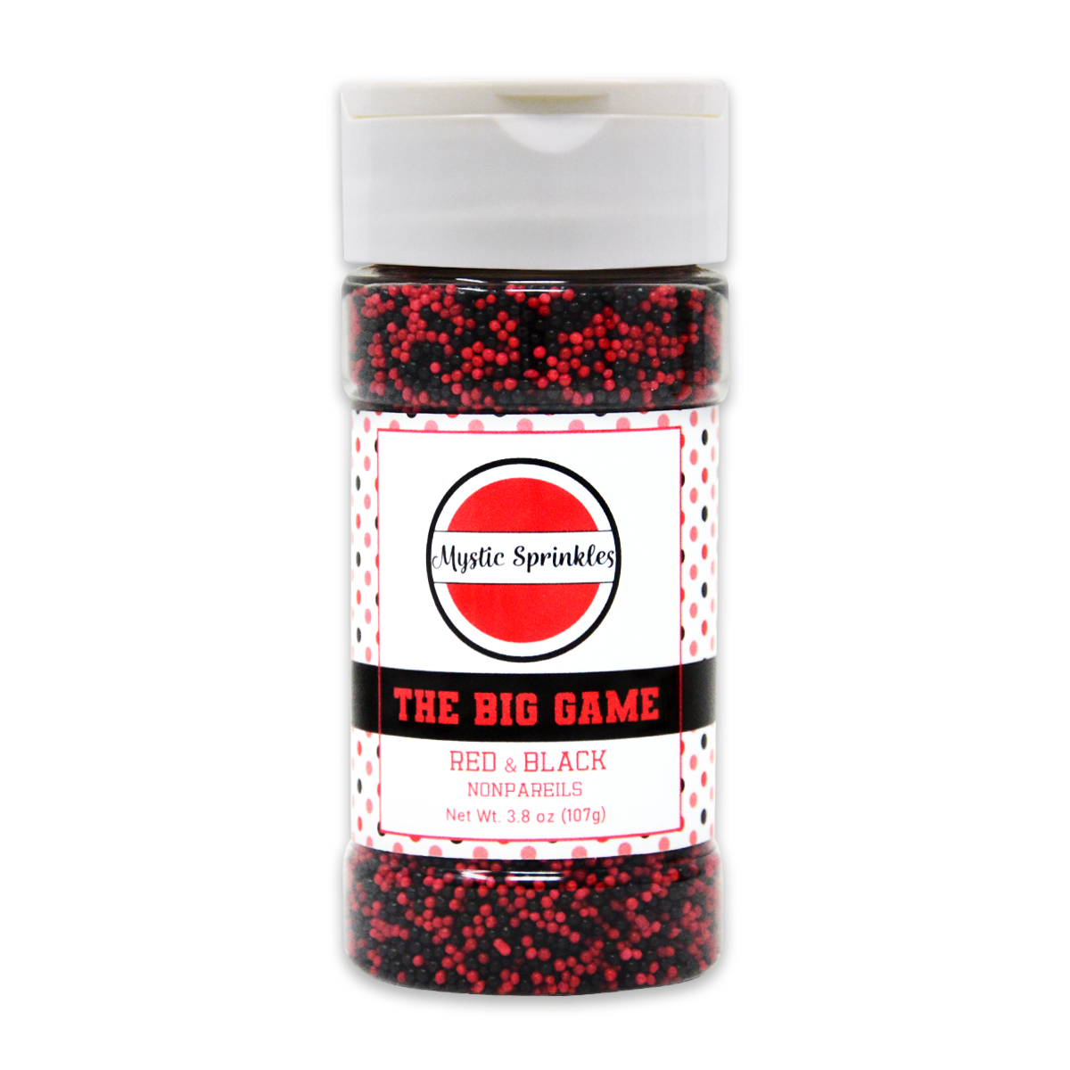 The Big Game: Red & Black Nonpareil Mix 3.8oz