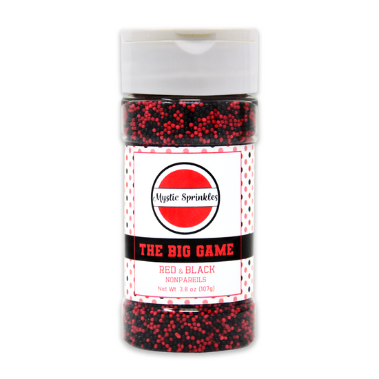 The Big Game: Red & Black Nonpareil Mix 3.8oz