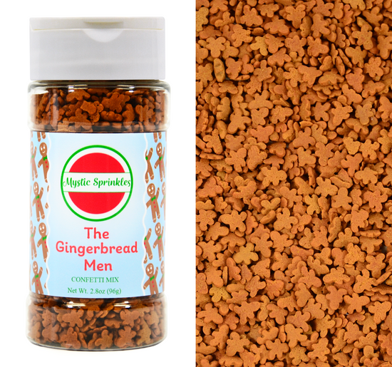 The Gingerbread Men Confetti Mix 2.8 oz.