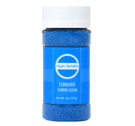Turquoise - Blue Sanding Sugar 4oz