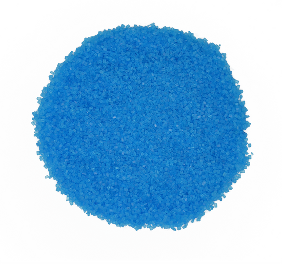 Turquoise - Blue Sugar Crystals 4.2oz Bottle