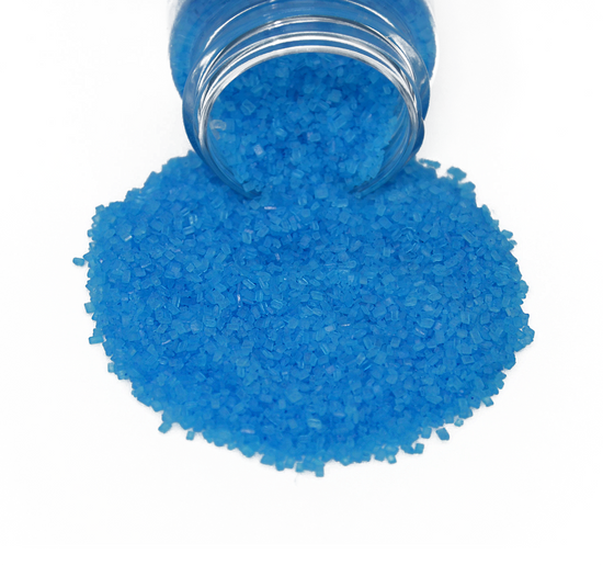 Turquoise - Blue Sugar Crystals 4.2oz Bottle