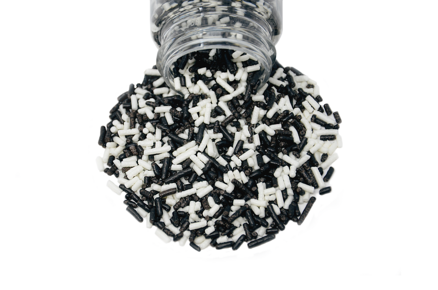 Tuxedo Mix Jimmies Sprinkles 3oz Bottle