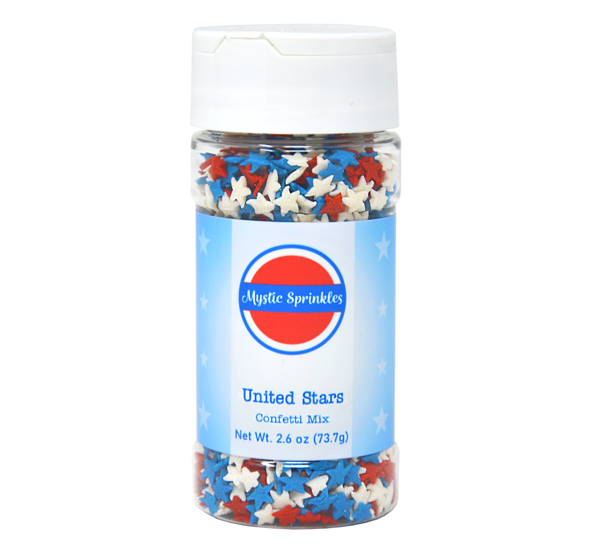 Load image into Gallery viewer, United Stars Confetti Mix 2.6oz Bottle

