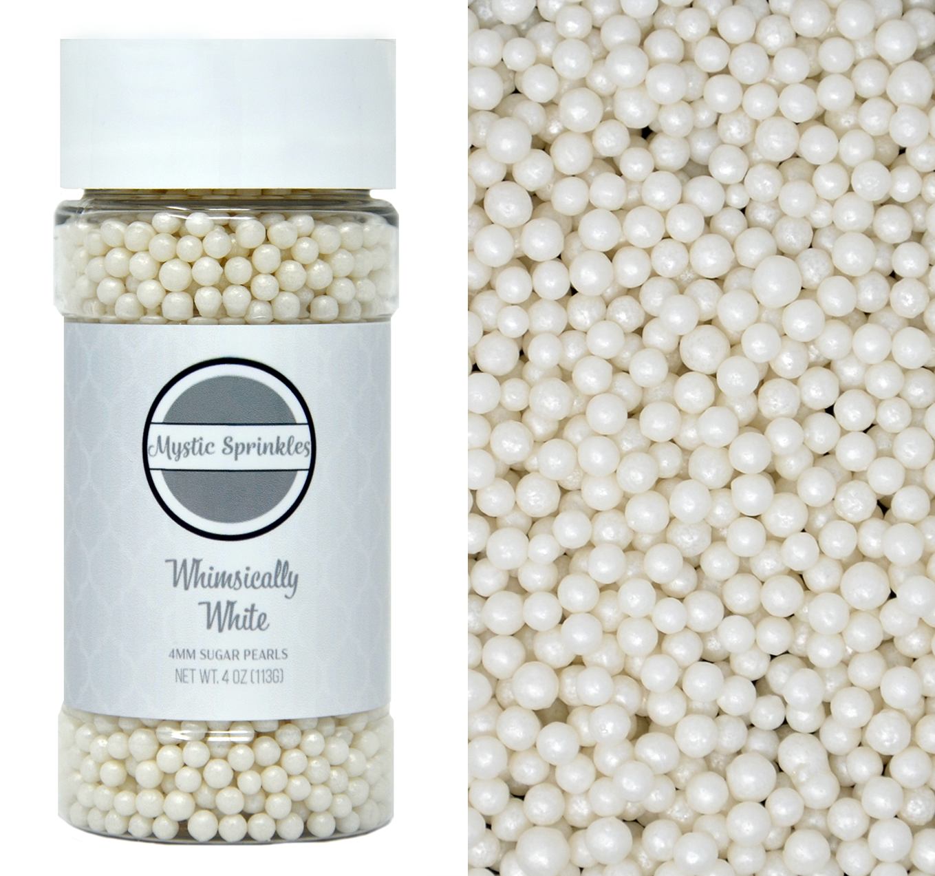 Sugar Pearls 4oz Bottles