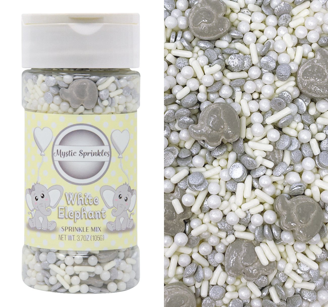 White Elephant Sprinkle Mix 3.7oz