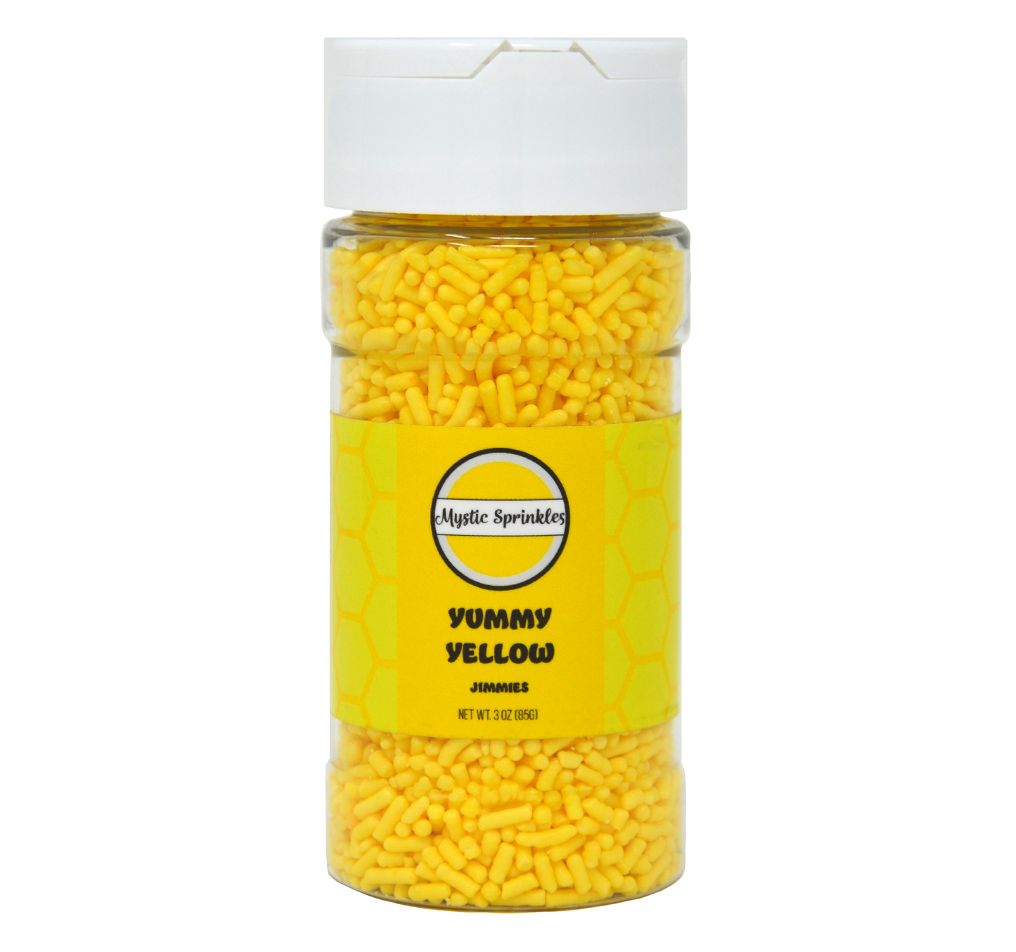 Yummy Yellow Jimmies Sprinkles 3oz Bottle