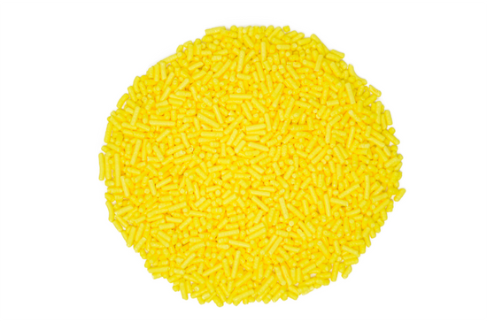 Yummy Yellow Jimmies Sprinkles 3oz Bottle