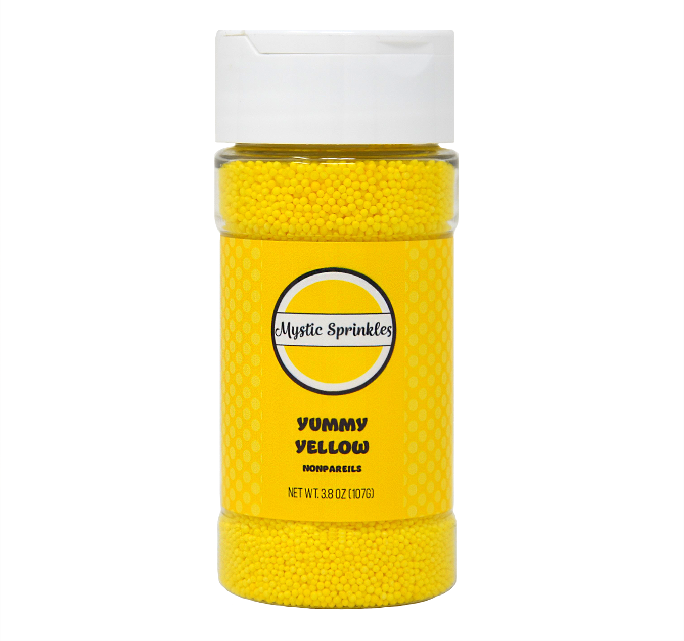 Yummy Yellow Nonpareils 3.8oz Bottle